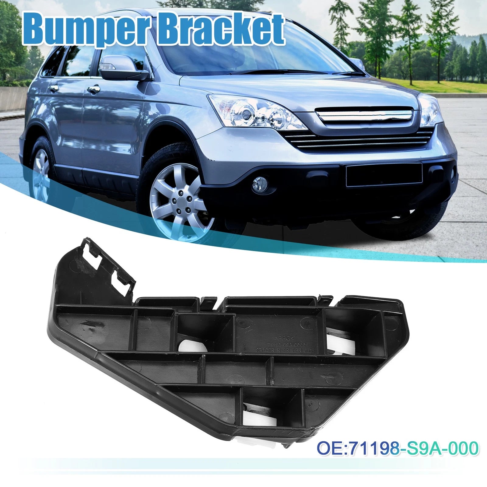 Left Front Bumper Bracket for Honda CR-V (2002–2006) NO.71198-S9A-000