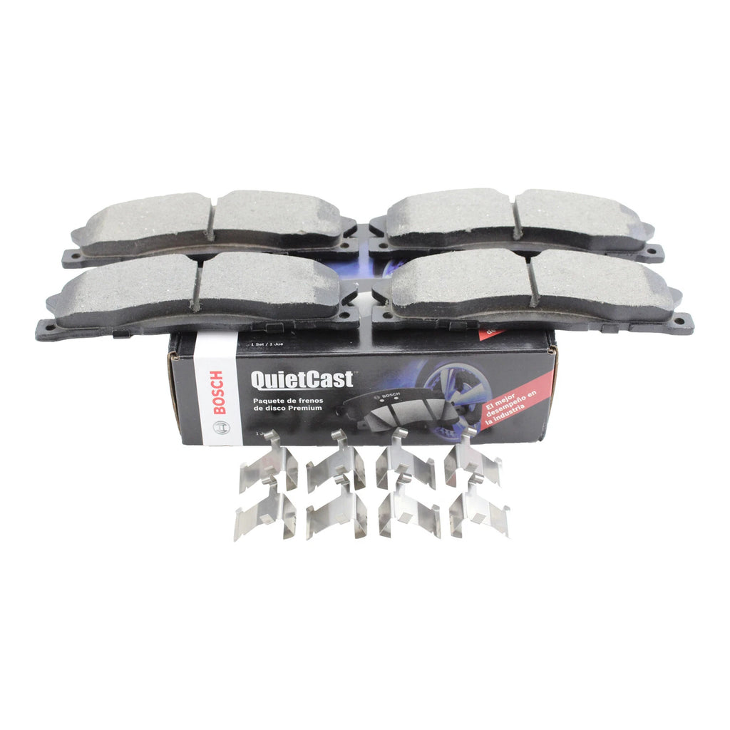 Set of 4 Bosch QuietCast Front Ceramic Brake Pads for Ford Explorer Flex Taurus Lincoln MKS