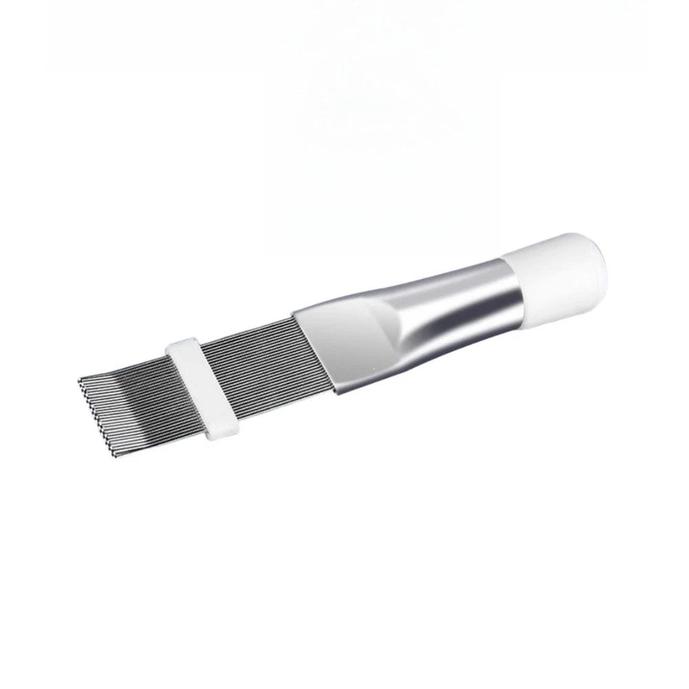 AC condenser fin cleaning comb tool for