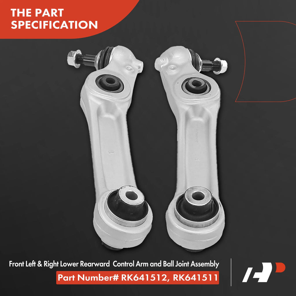 Set of 12 Front Control Arm & Ball Joint Sway Bar for BMW F10 528i 535i (2011–2017)