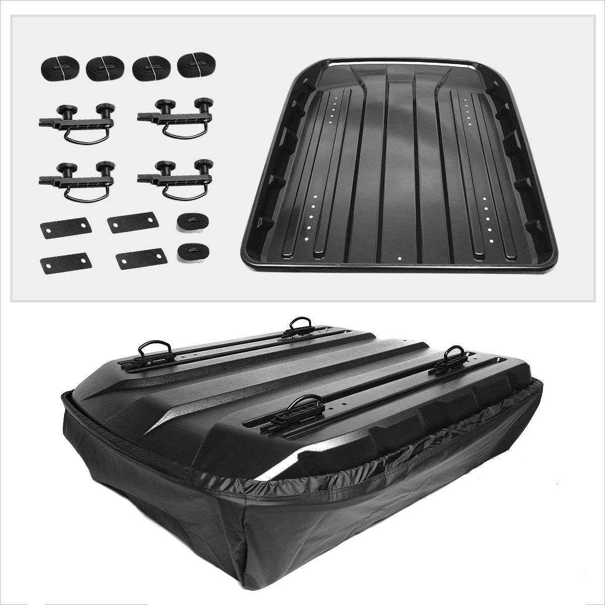 Universal Waterproof Roof Rack Cargo Bag with ABS Base