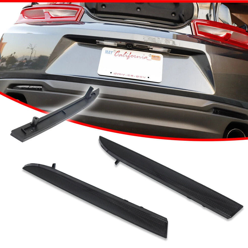 Smoke Lens Rear Bumper Diffuser Reflector for Chevy Camaro (2016–2022)