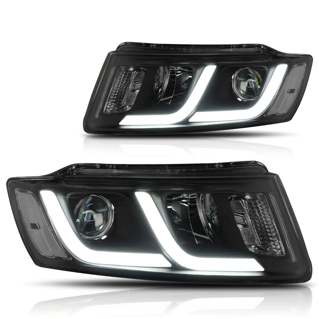 LED DRL Bar Projector Headlights for Jeep Grand Cherokee (2014–2016)