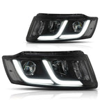 LED DRL Bar Projector Headlights for Jeep Grand Cherokee (2014–2016)