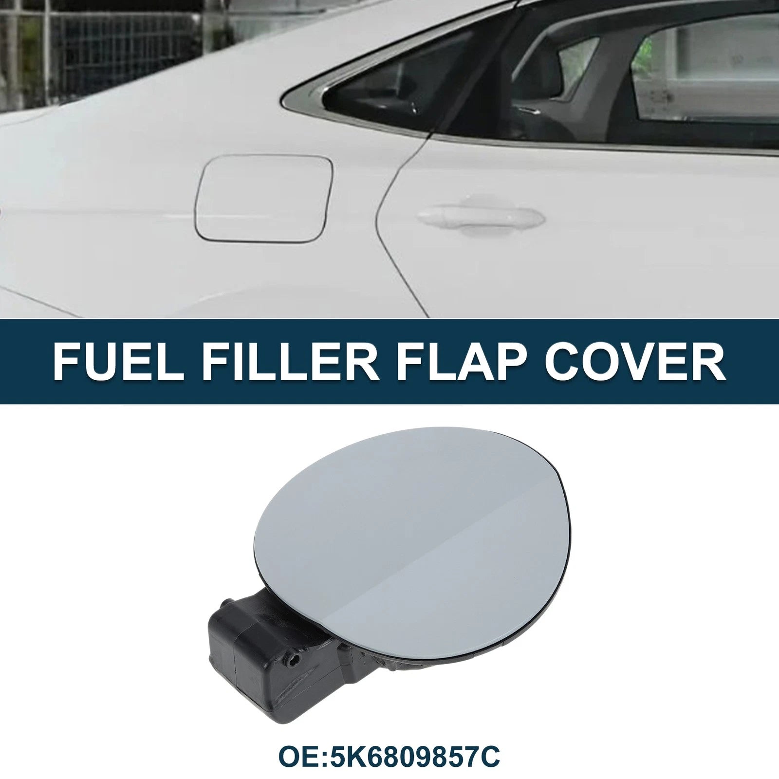 Fuel Tank Door Cap for Volkswagen Golf 6 (2010–2013)