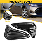 2 Fog Light Lamp Bumper Cover Bezel for Toyota Corolla (2017–2019) EOH