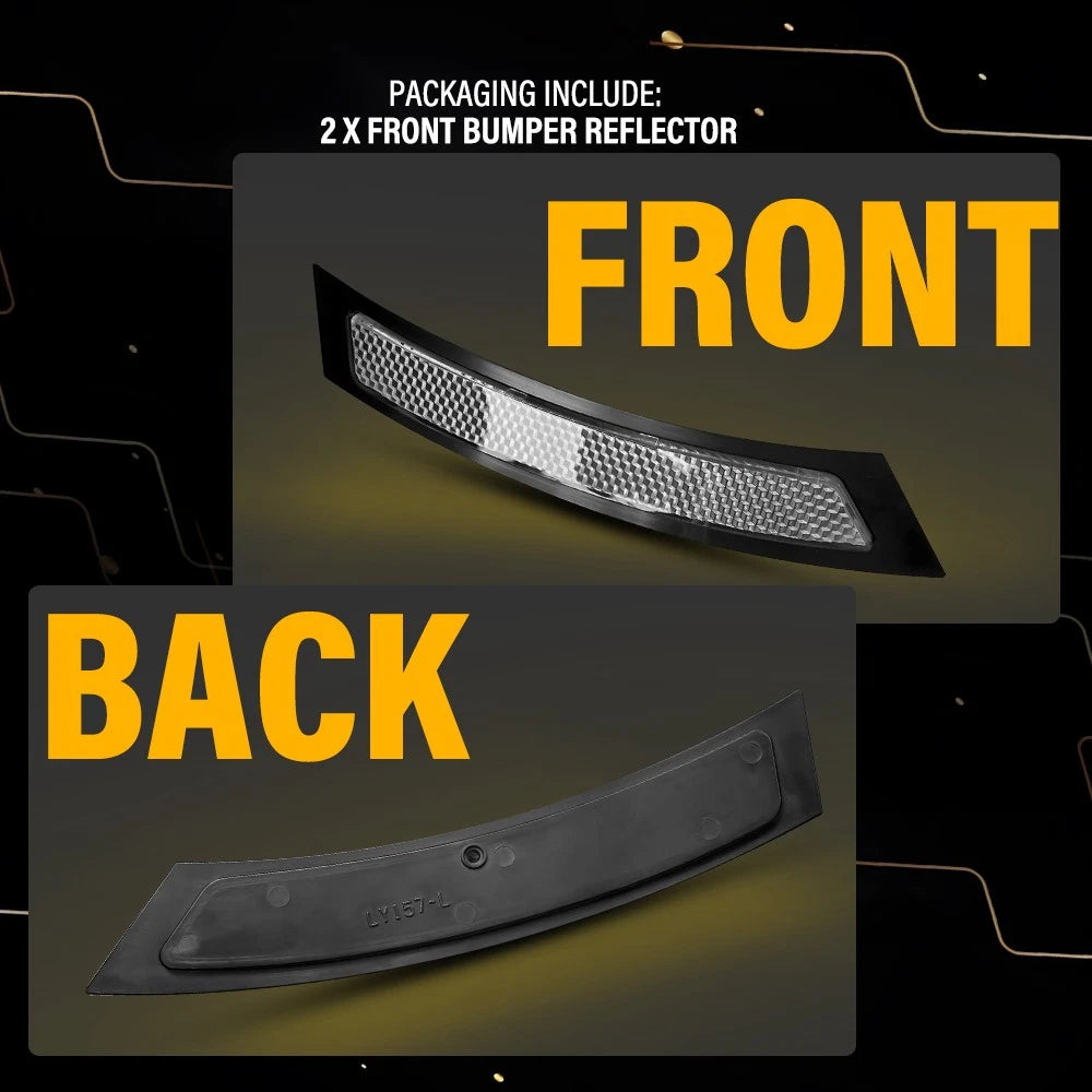 Set of 2 Front Bumper Reflectors for BMW E92 E93 328i 335i (2007â2013)