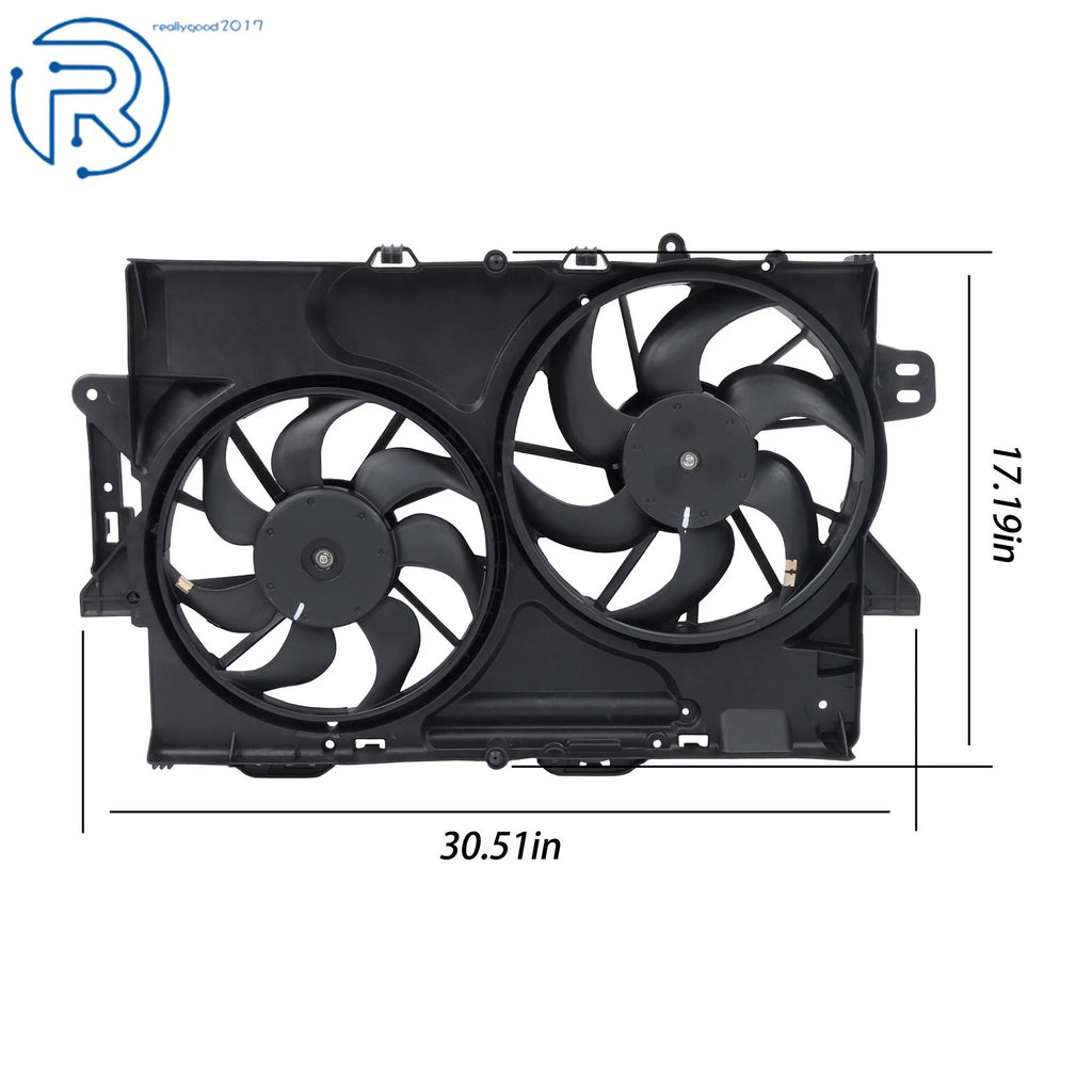 Radiator Cooling Fan Assembly for Chevrolet Equinox GMC Terrain (2010-2012)