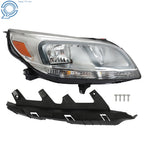 Set of 2 Headlight Lenses for Chevrolet Malibu (2013-2016)
