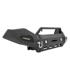 Black Steel Front Bumper with Winch Plate & LED Lights for Toyota Tacoma (2016–2023)
