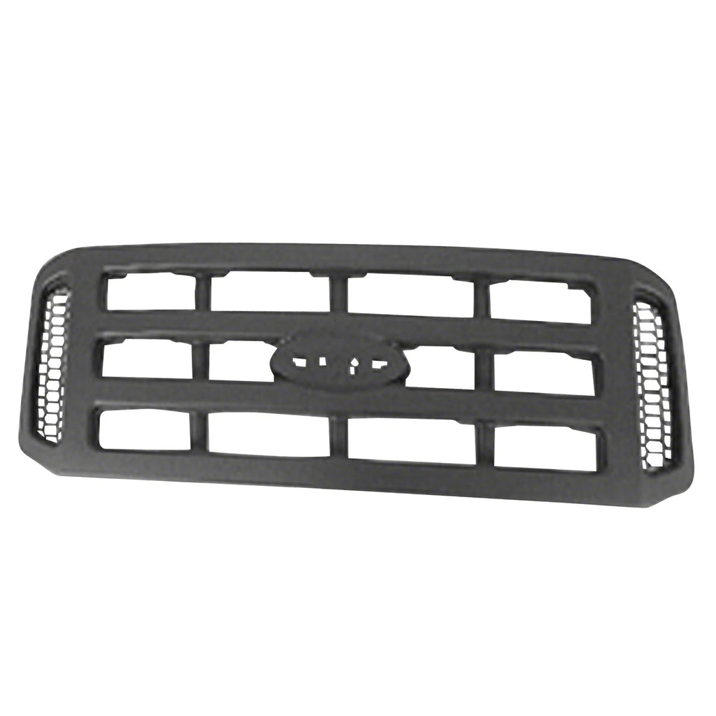 Replacement Gray Matte Plastic Front Grille Without Honeycomb for Toyota Hilux (2016–2019)