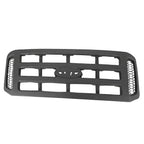 Replacement Gray Matte Plastic Front Grille Without Honeycomb for Toyota Hilux (2016–2019)
