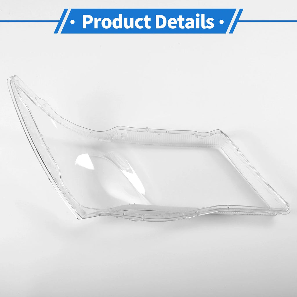 1 Pcs Headlight Lens Cover for Honda Acura (2007–2013) PC Clear