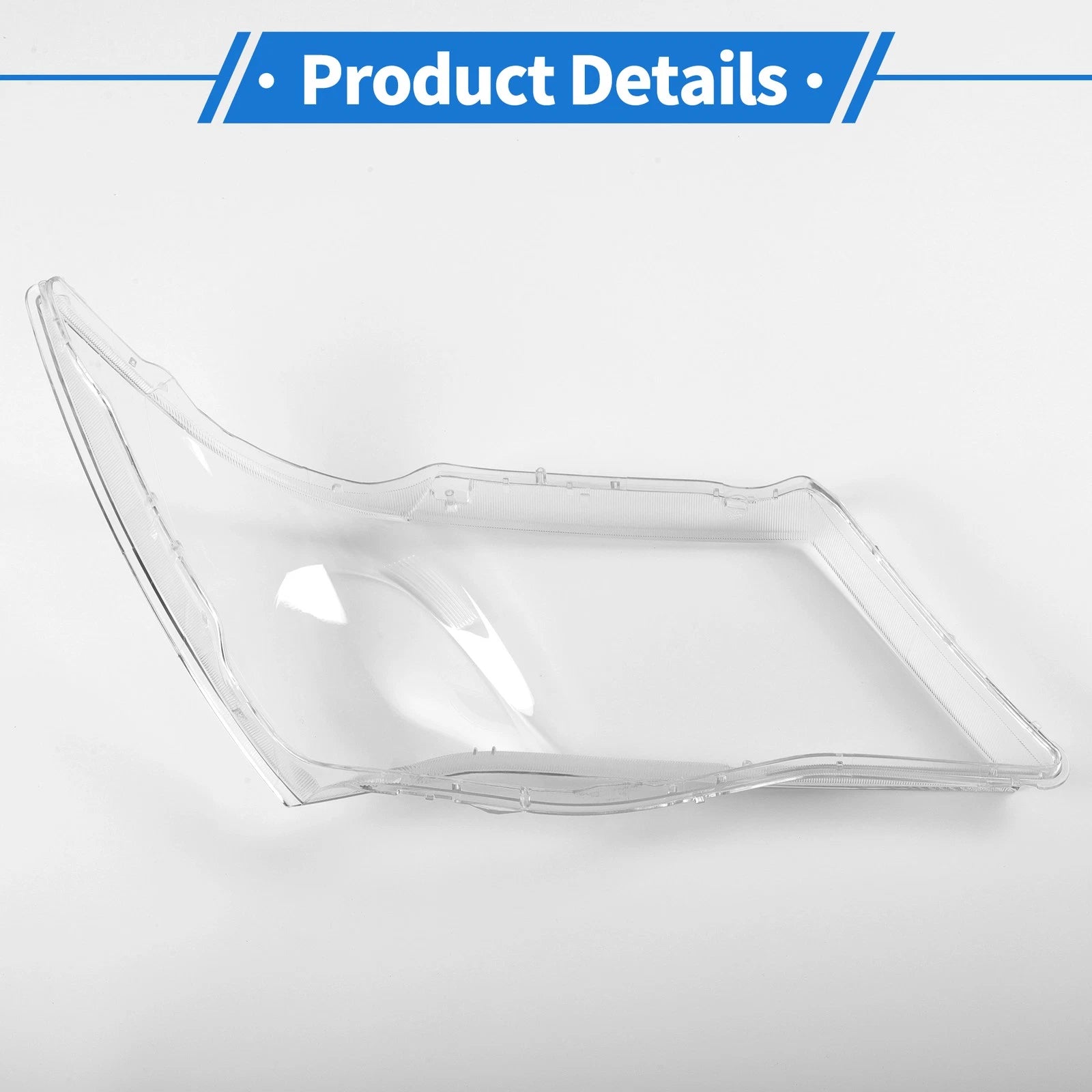 1 Pcs Headlight Lens Cover for Honda Acura (2007–2013) PC Clear