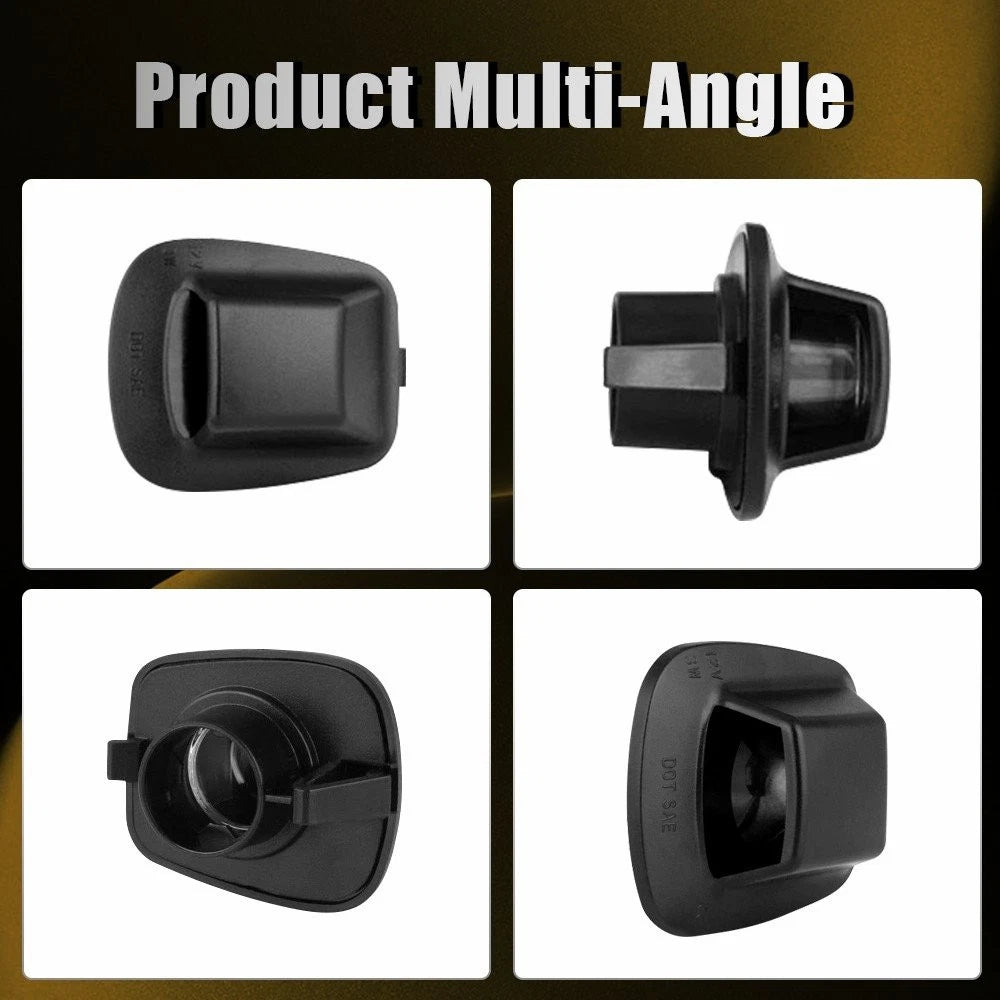 2X License Plate Light Housing Cover for Dodge Dakota (1997–2010) EXV