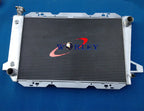 3 Row Aluminum Radiator + Fan for Ford F100 F150 F250 F350 Bronco V8 (1983-1997)