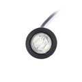 White LED Button Marker Light 4x 12V/24V for Car/Truck/Trailer