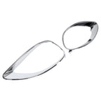 Set of 2 Chrome Headlight Bezel Trim for Freightliner Columbia (2001–2017)