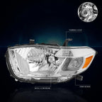 Factory Style Headlight Set for Ford E150/250 E350/450 (2008–2021)