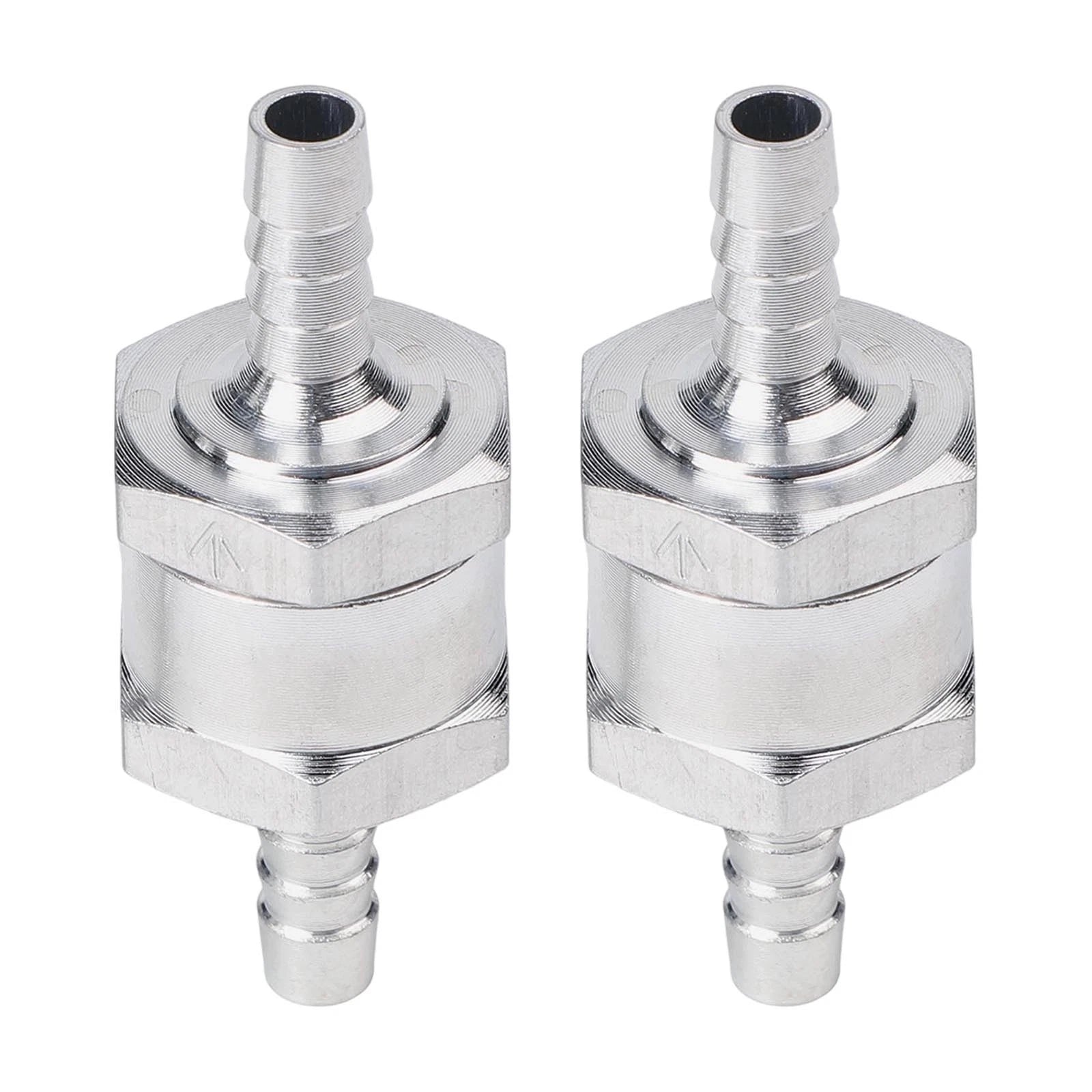 6mm Fuel Valves with 4 Hose Clamps for Cars and Boats (Universal)