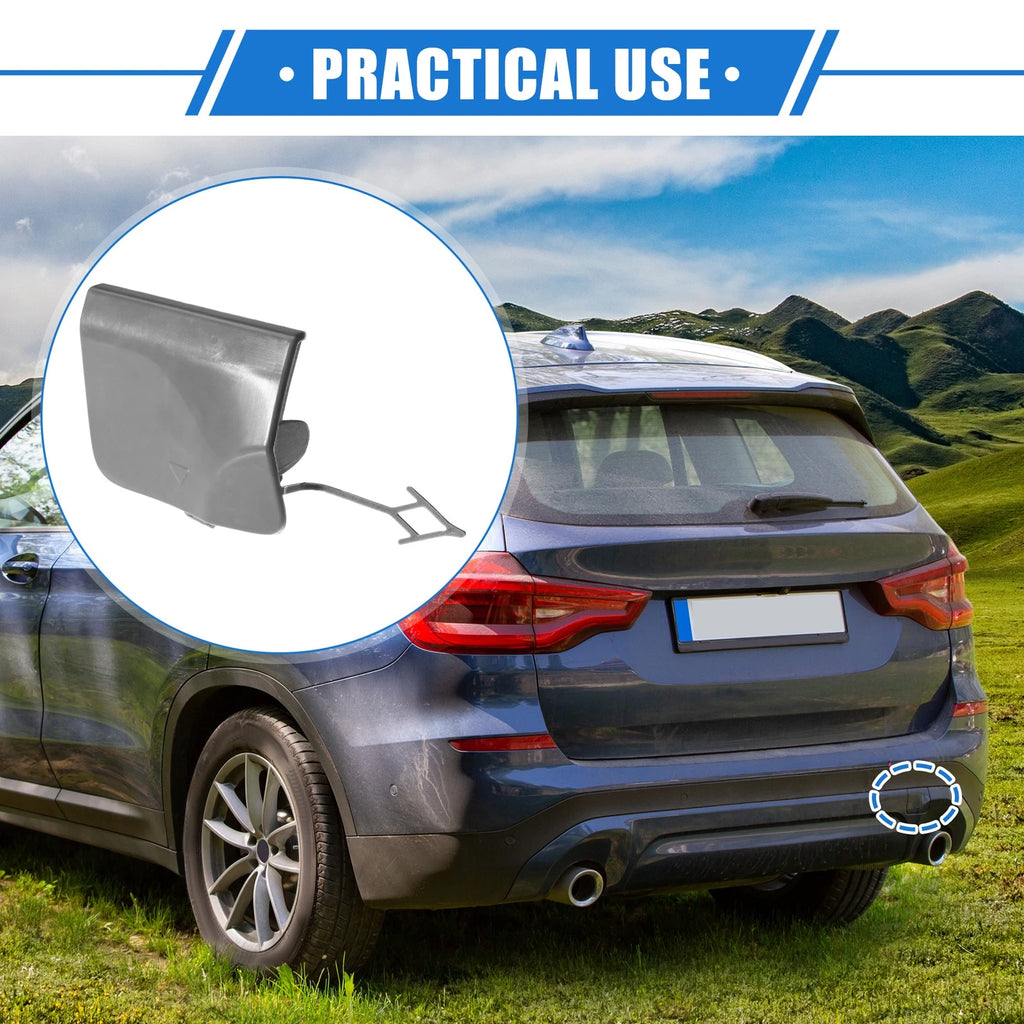 Tow Hook Eye Cover Cap for BMW X3 G08 (2018–2020) NO.51127498525 Gray