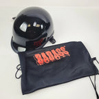 Half Helmet for Biker Trooper (Gloss Black, Size XS)