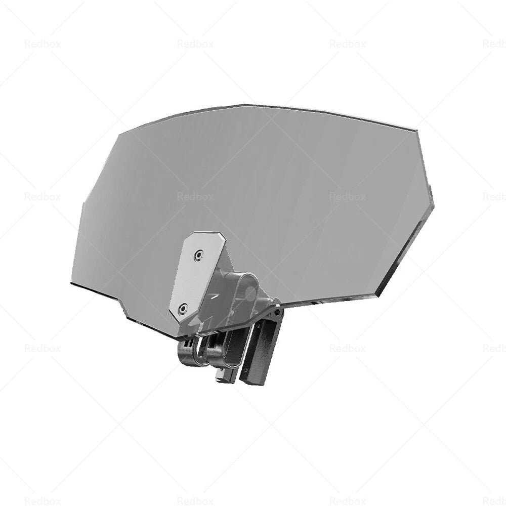 Windshield Clip-On Extension Spoiler for Motorcycle (Universal Fit)
