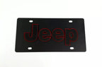 Emblem Vanity License Plate Frame for Jeep Wrangler JK (2007–2018)
