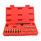 15PCS Thread Chaser Set for Metric Threads (M6, M8, M10, M12)