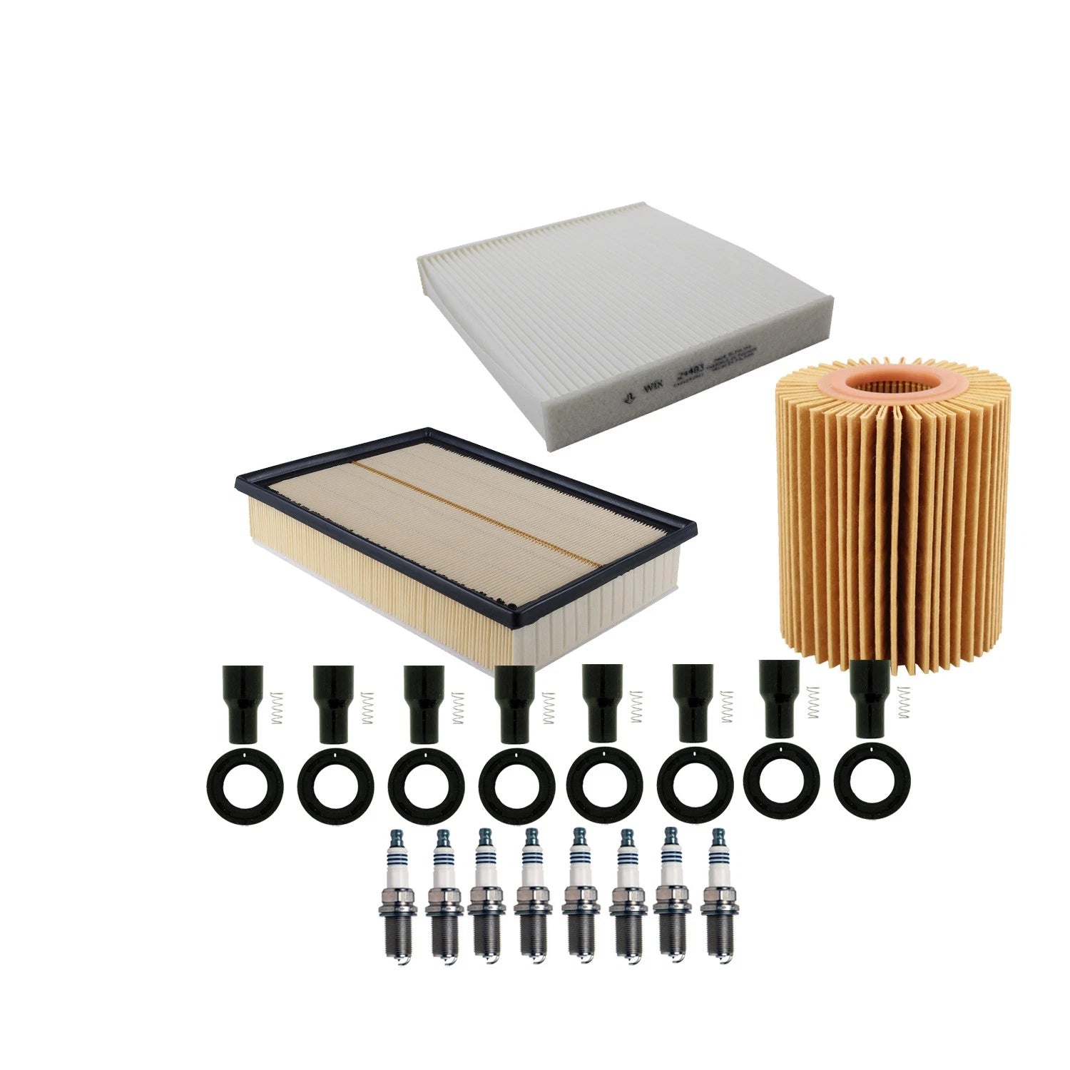 Tune Up Kit with 8 NGK Spark Plugs & Boot Kit for Lexus GX460 (2010–2023)