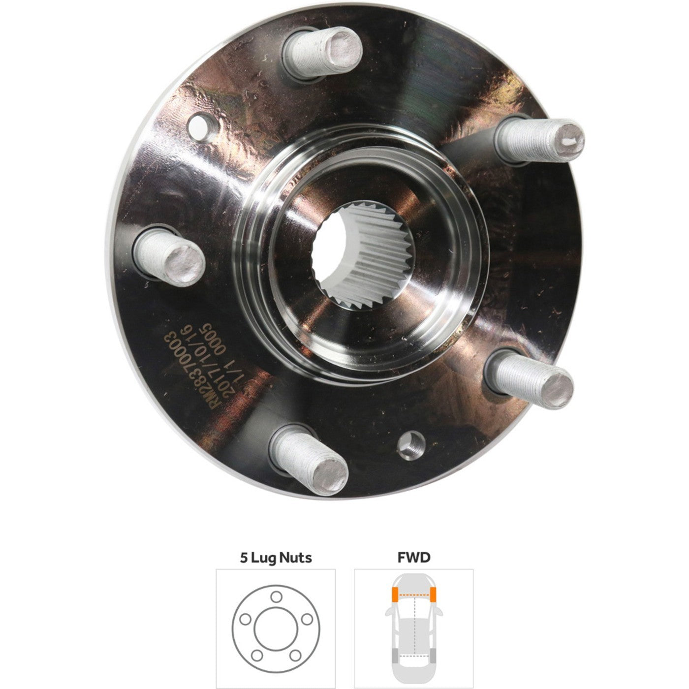 Wheel Hubs for Mazda 6 (2003–2013) Front & Rear
