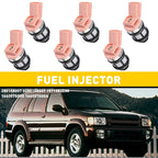 Set of 6 Fuel Injectors for Nissan Frontier Pathfinder Xterra (1996–2004)