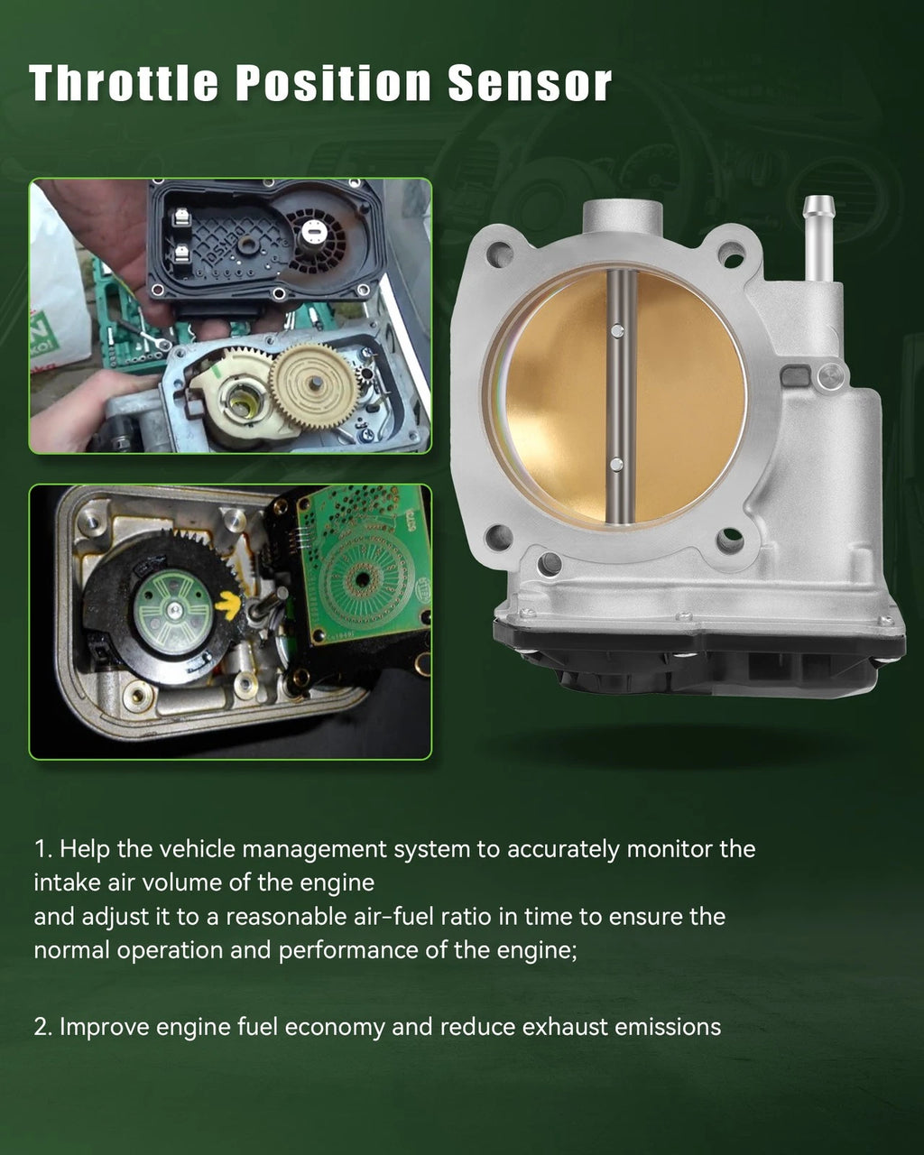 Throttle Body for Toyota Tundra Land Cruiser Lexus LX570 GX470 (2007–2021)