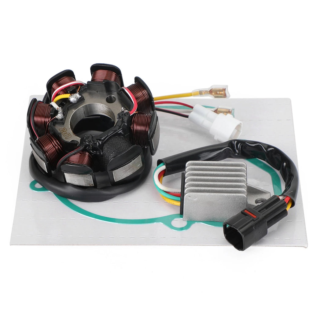 Magneto Stator, Voltage Rectifier, Gasket for EXC 400 450 525 XC XC-W (2005–2007)