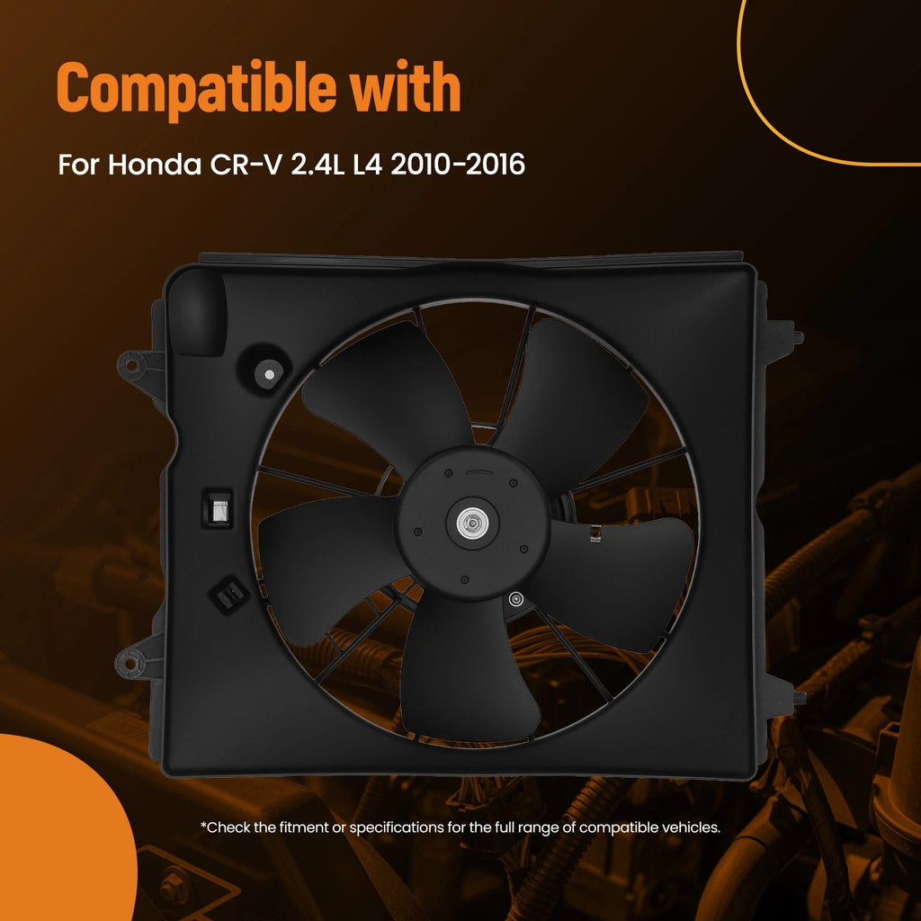 Cooling Fan Motor Assembly for Honda CR-V 2.4L (2010–2016)