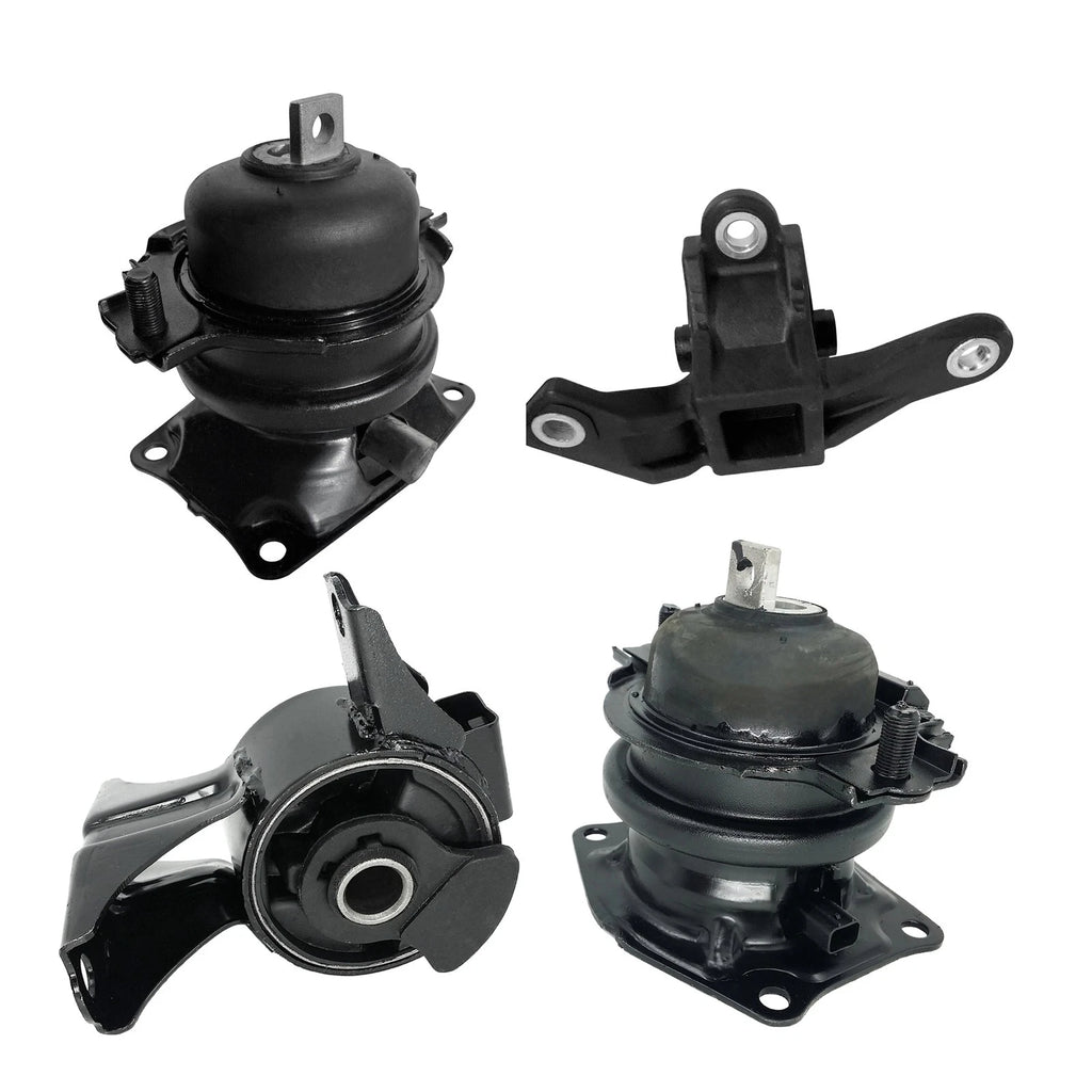 4X Hydraulic Motor & Trans Mount Set for Honda Odyssey (2011–2013)