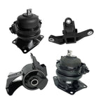 4X Hydraulic Motor & Trans Mount Set for Honda Odyssey (2011–2013)
