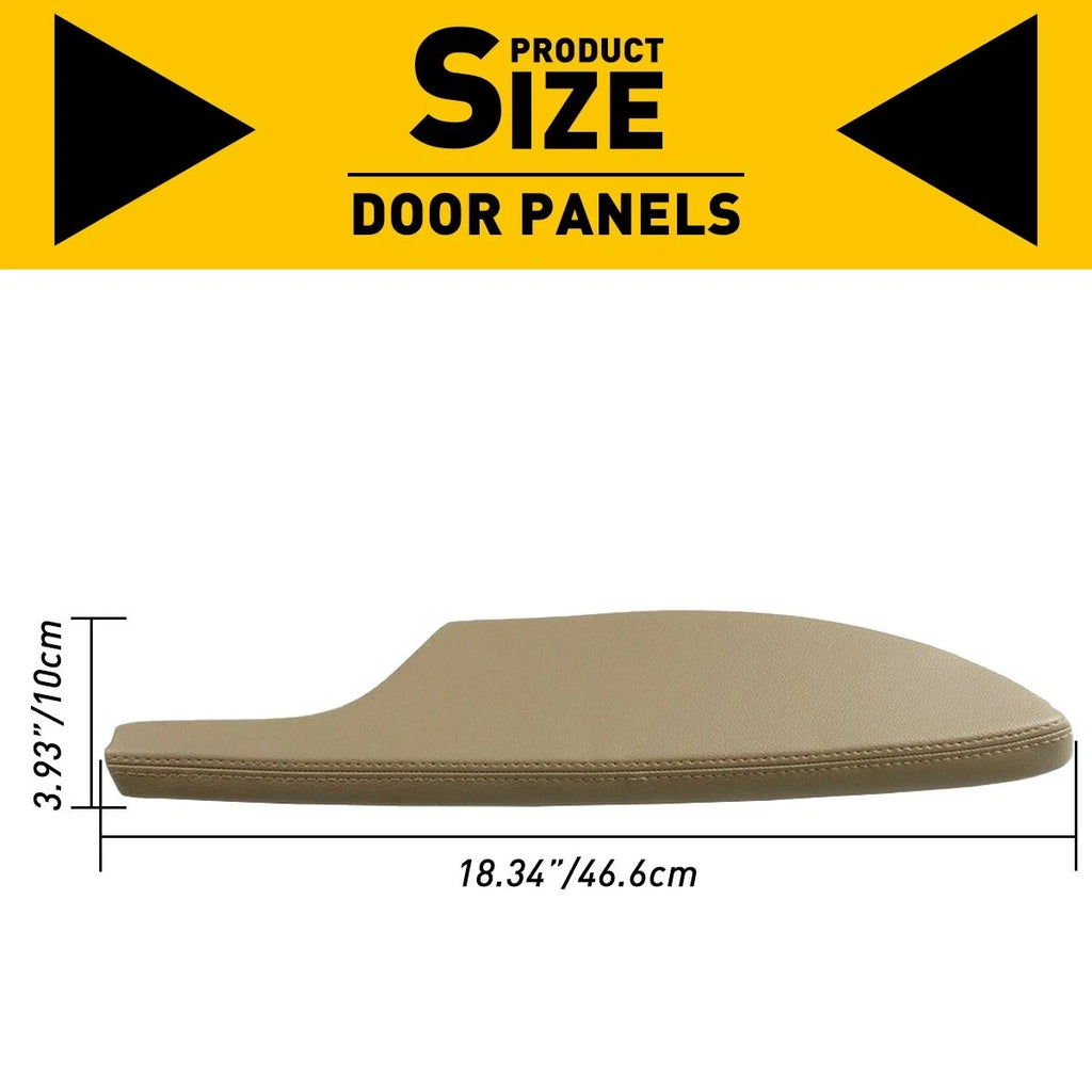 Right Side Door Armrest Panel for Honda Accord Coupe (2008–2012) Beige Leather