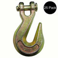 25 G70 3/8" Clevis Grab Hooks for Wrecker Tow Chain Flatbed Trailer
