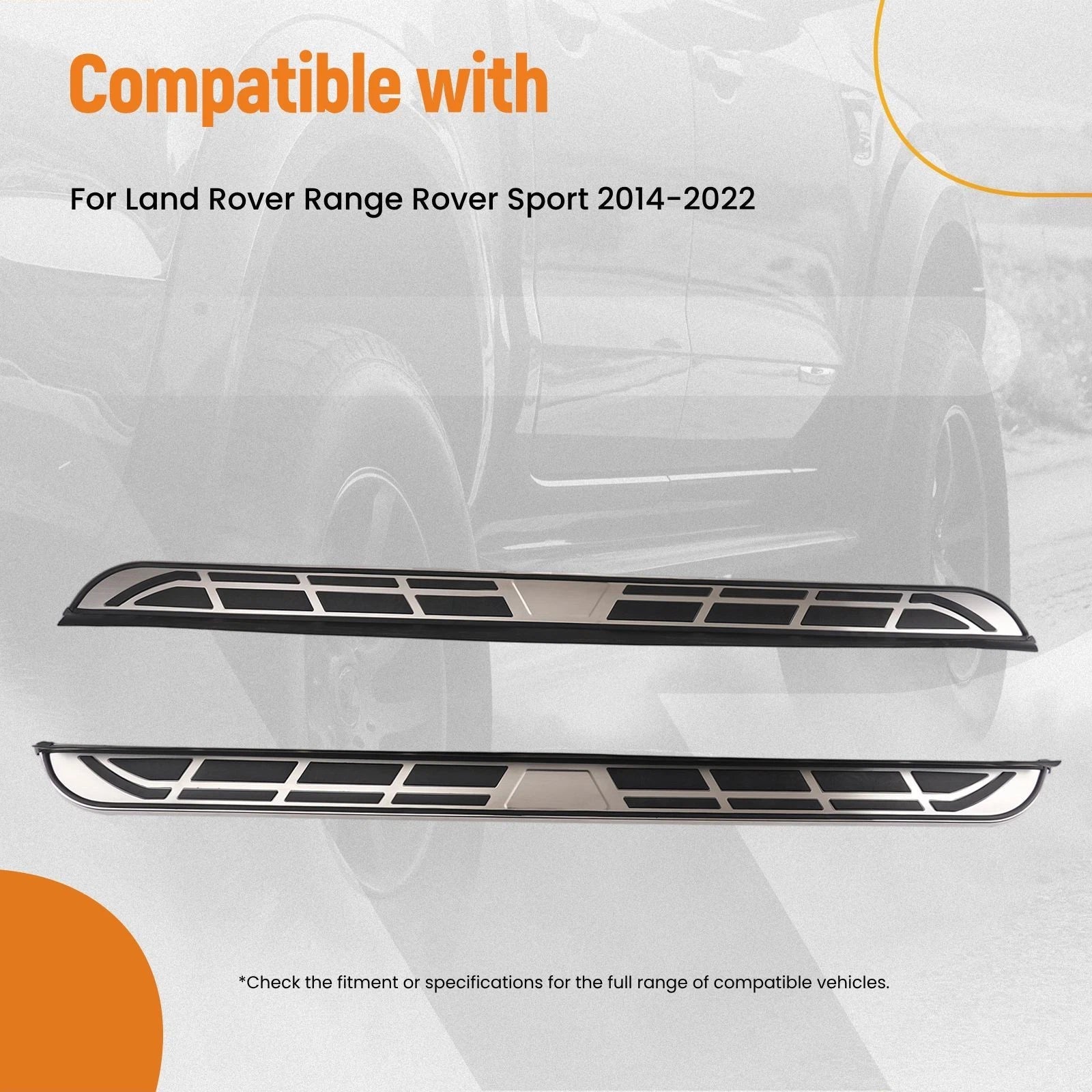 Anti-Slip Side Steps for Land Rover Range Rover Sport (2014–2022) Left+Right