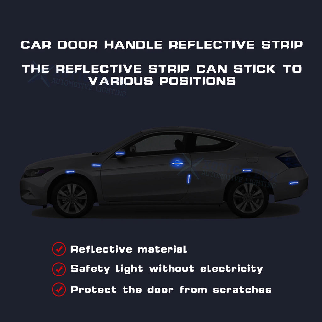 Chrome Matte Blue Door Handle Bowl Trim for Honda Accord (2018-2022)