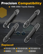 Tailgate Door Handle Kit for Toyota Sienna (1998–2003)