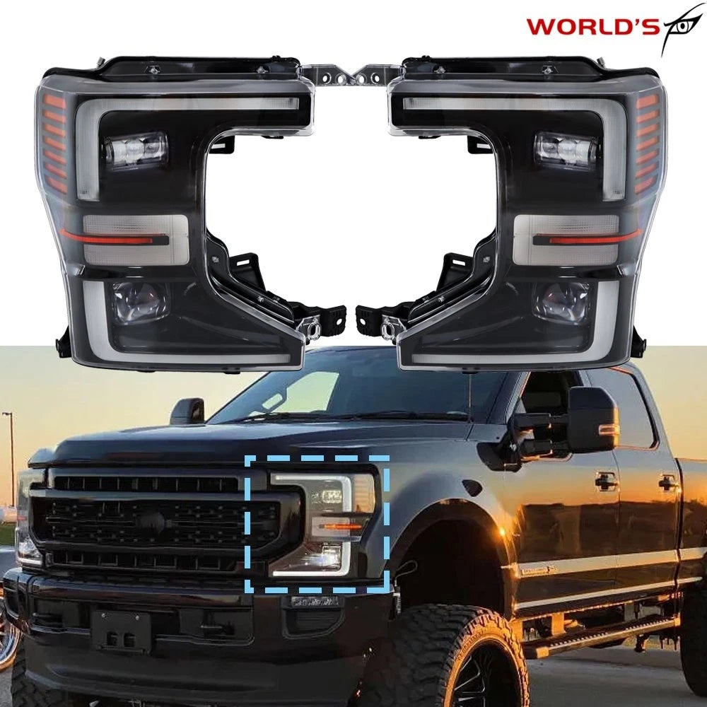 Full LED Headlights Set for Ford F250 F350 SuperDuty (2020–2022)