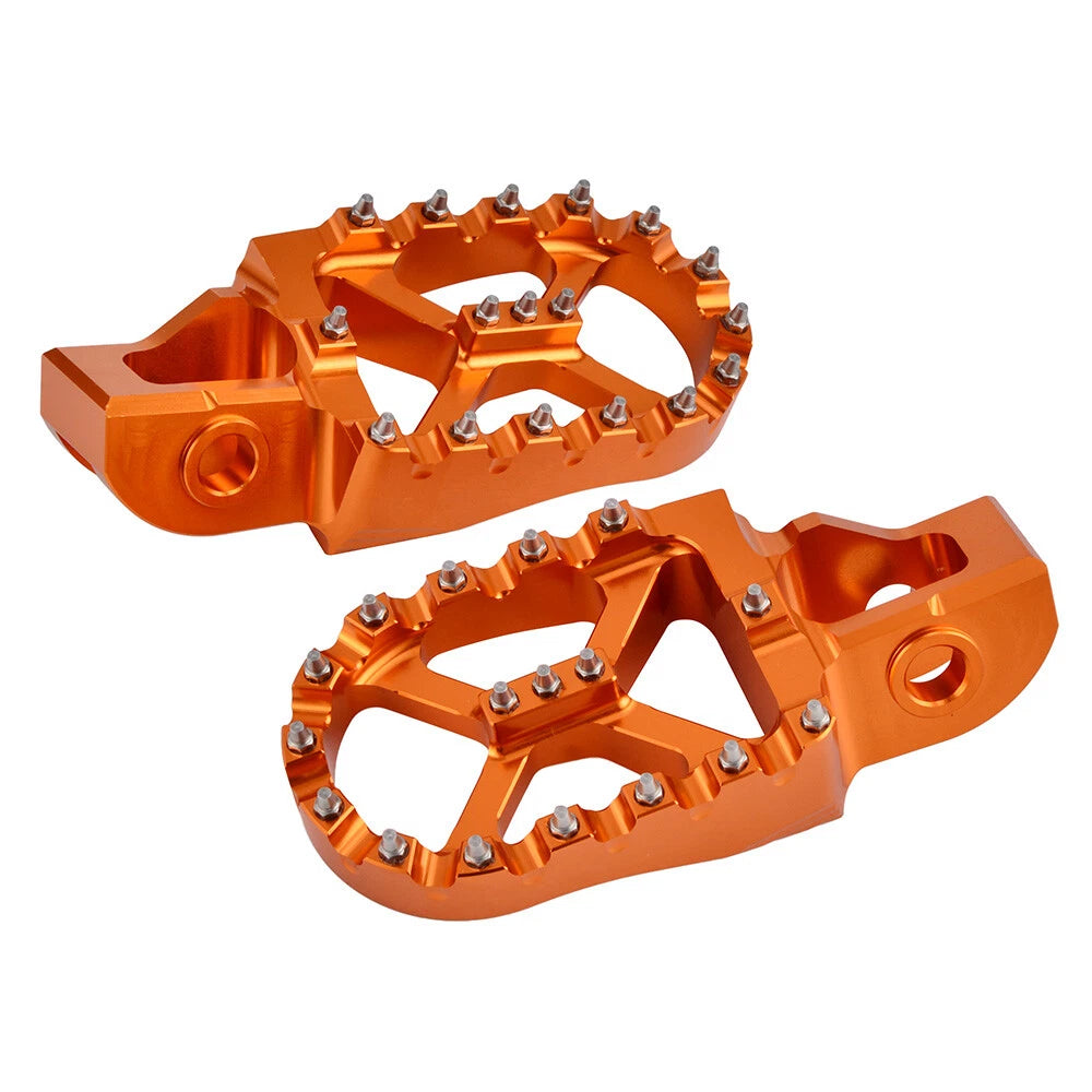NICECNC Wide Foot Pegs for KTM 300 EXC XC 250 350 SXF XCF (2017–2022)