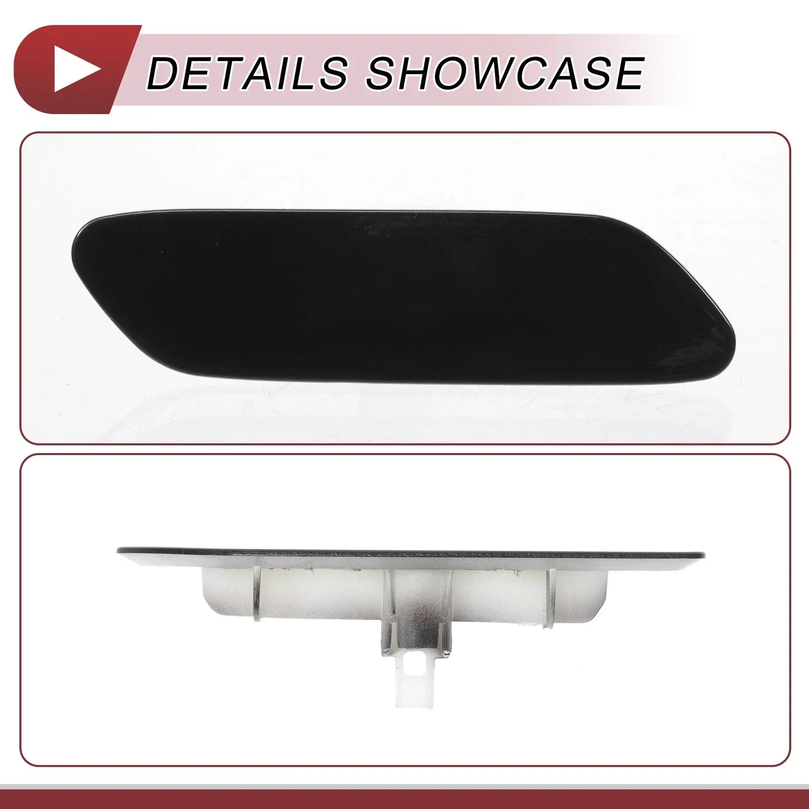 Front Right Washer Nozzle Cover for Lexus RX350 (2016-2019) Black 1 x Cap