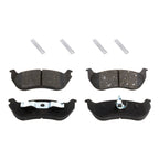 Rear Brake Disc Rotor and Pad Kit for Jeep Liberty, Wrangler (2003–2006)