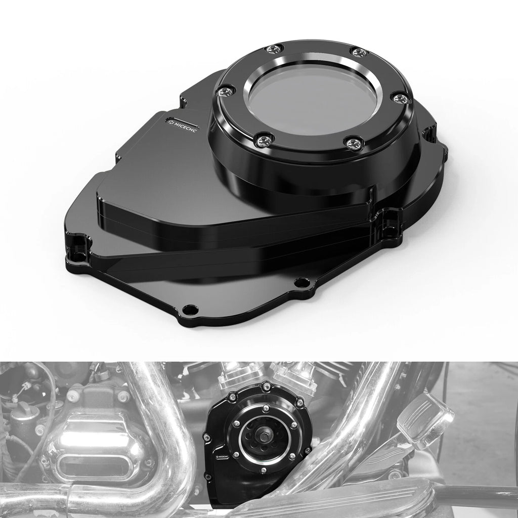 Upgraded M8 Clear Cam Cover for Harley Street Glide FLHX CVO FLHXSE (2017–2021)