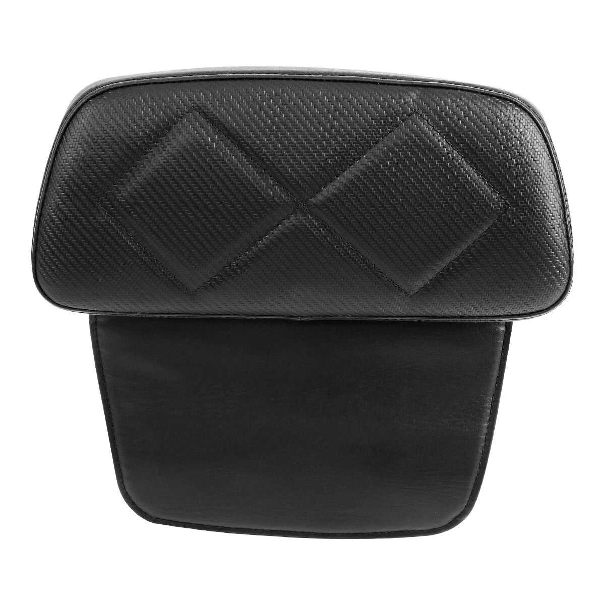 Black Rear Trunk Passenger Backrest for Harley Street Electra Glide (2014–2023)