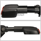 Set of 2 Power Heated LED Signal Light Towing Mirrors for GM GMTK2XX (2014–2020)