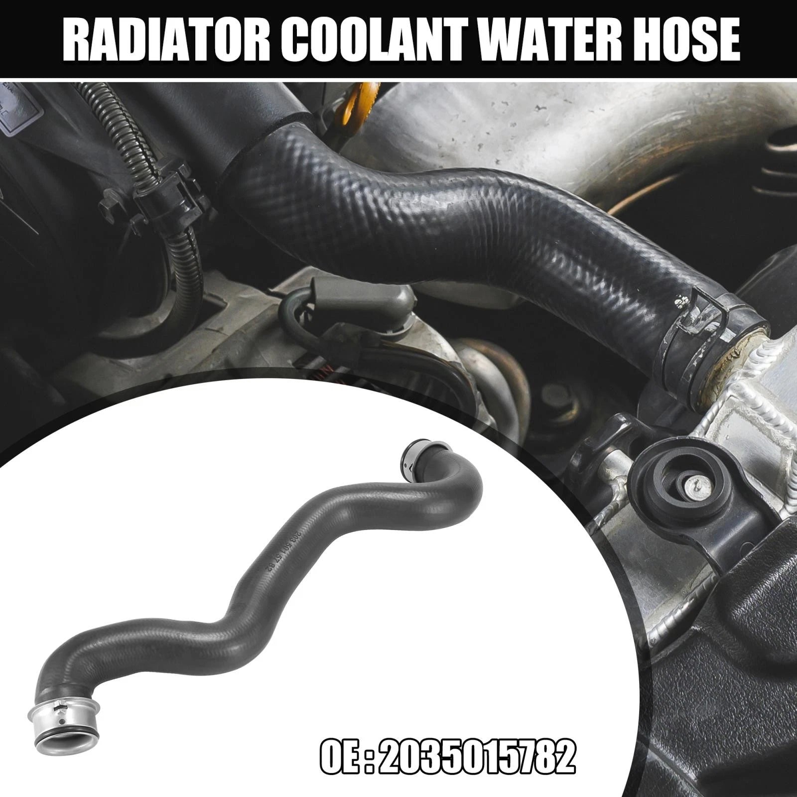 Upper Radiator Coolant Hose 2035015782 for Mercedes-Benz C230 (2003–2005)